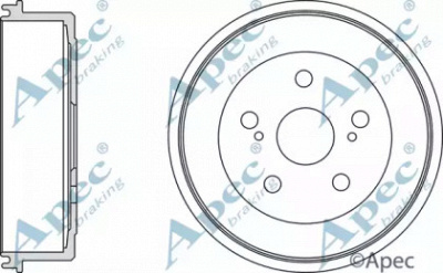 APEC BRAKING drm9988 -  Тормозной барабан